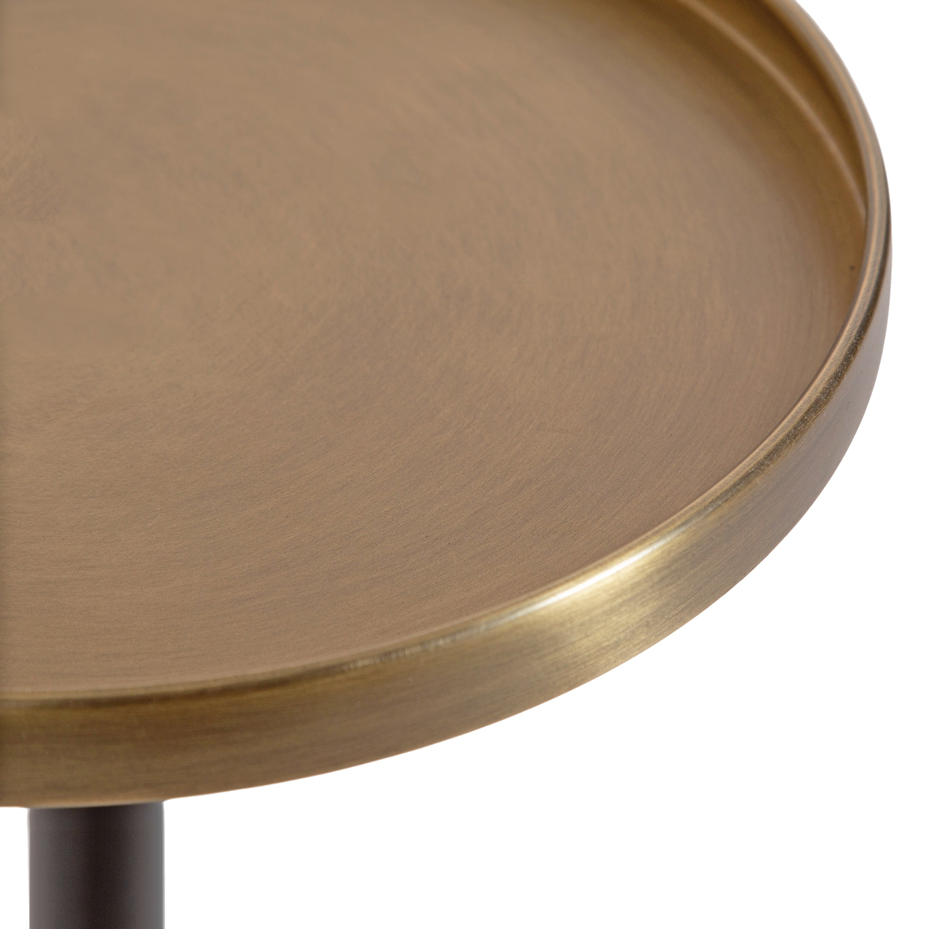 Side Table Gold Black 10x10x22 3