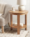 Side Table Natural 22x22x24 7