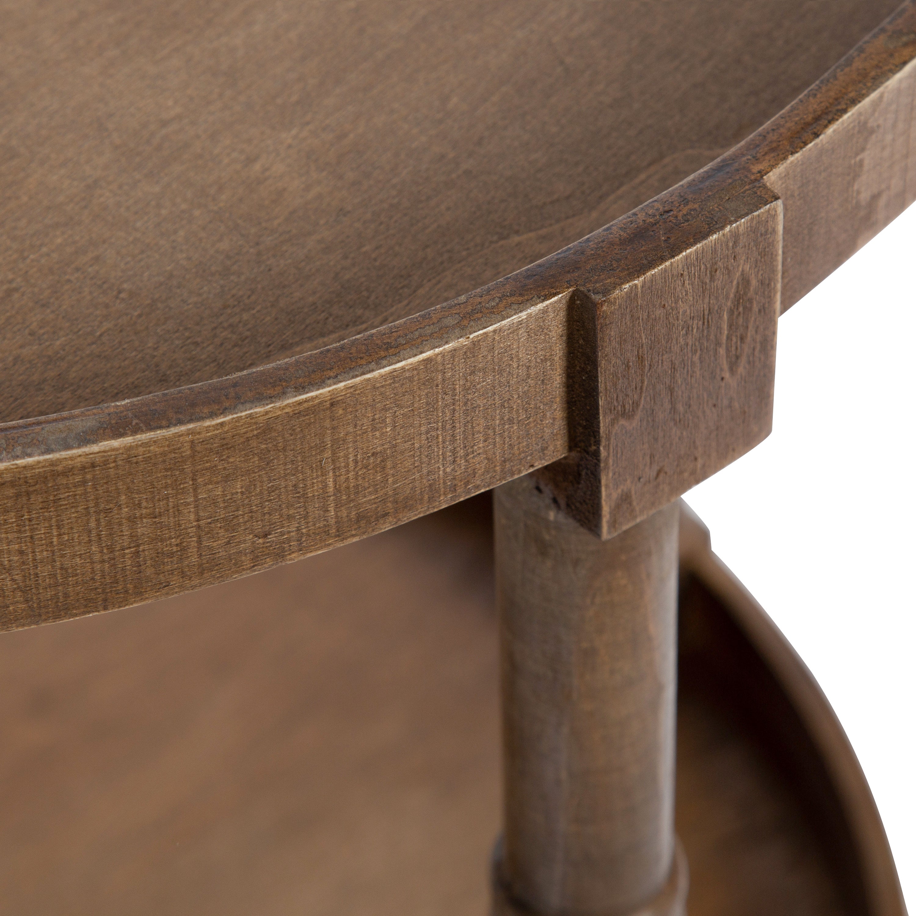 Side Table Rustic Brown 20x20x24 3