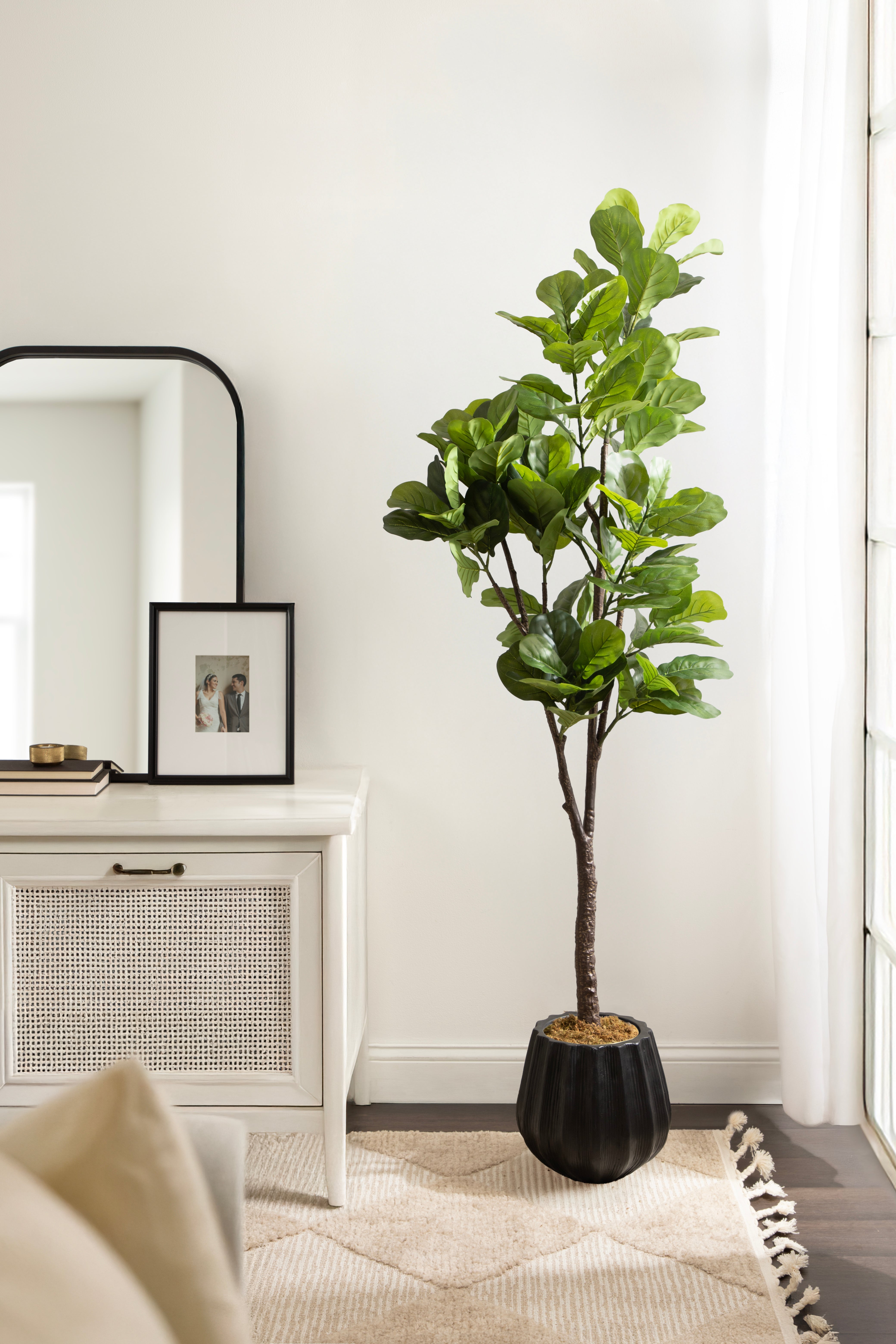 Faux Tree Black 6' 7