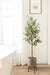 Faux Tree 5.5' Pewter Rustic Brown 7