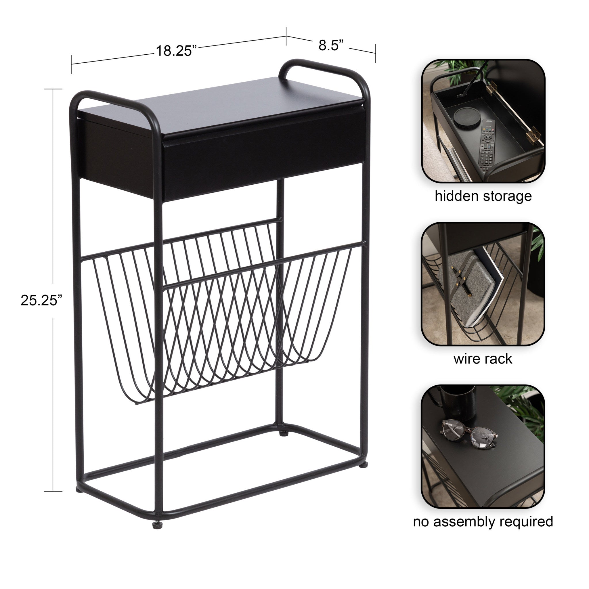 Kura Narrow Side Table