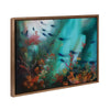 Sylvie Coral Cove Framed Canvas by Faryn Hughes