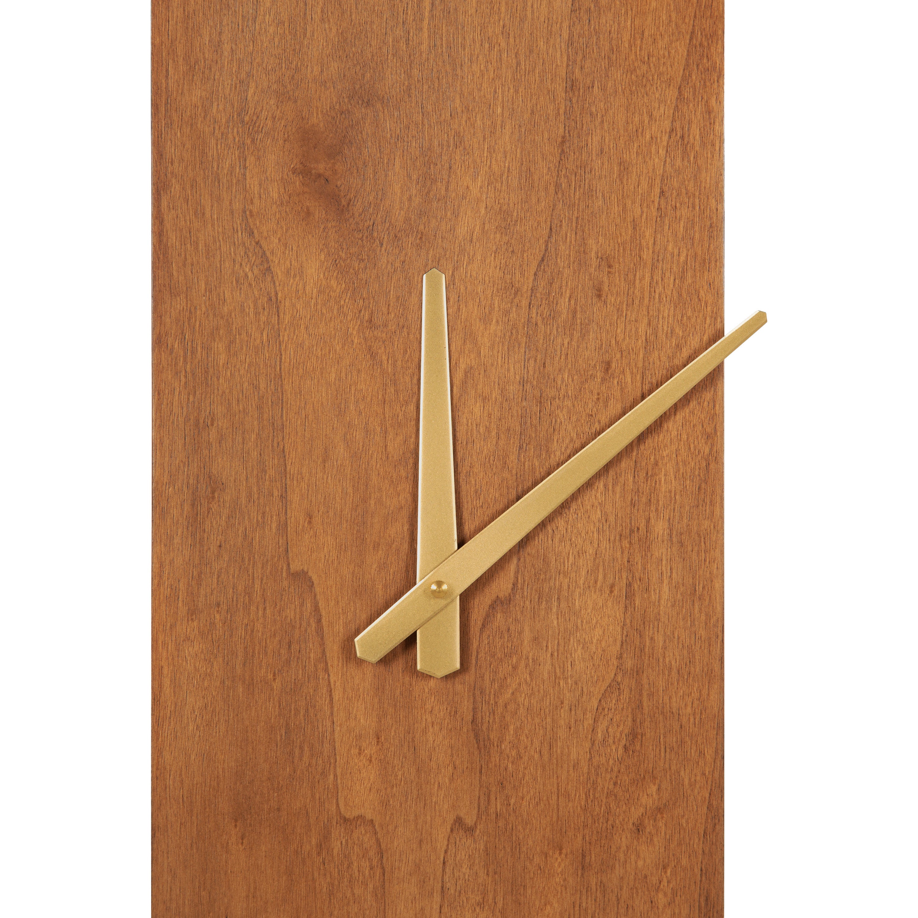 Kate and Laurel Ladd Modern Numberless Embossed Wood and Metal Round ...