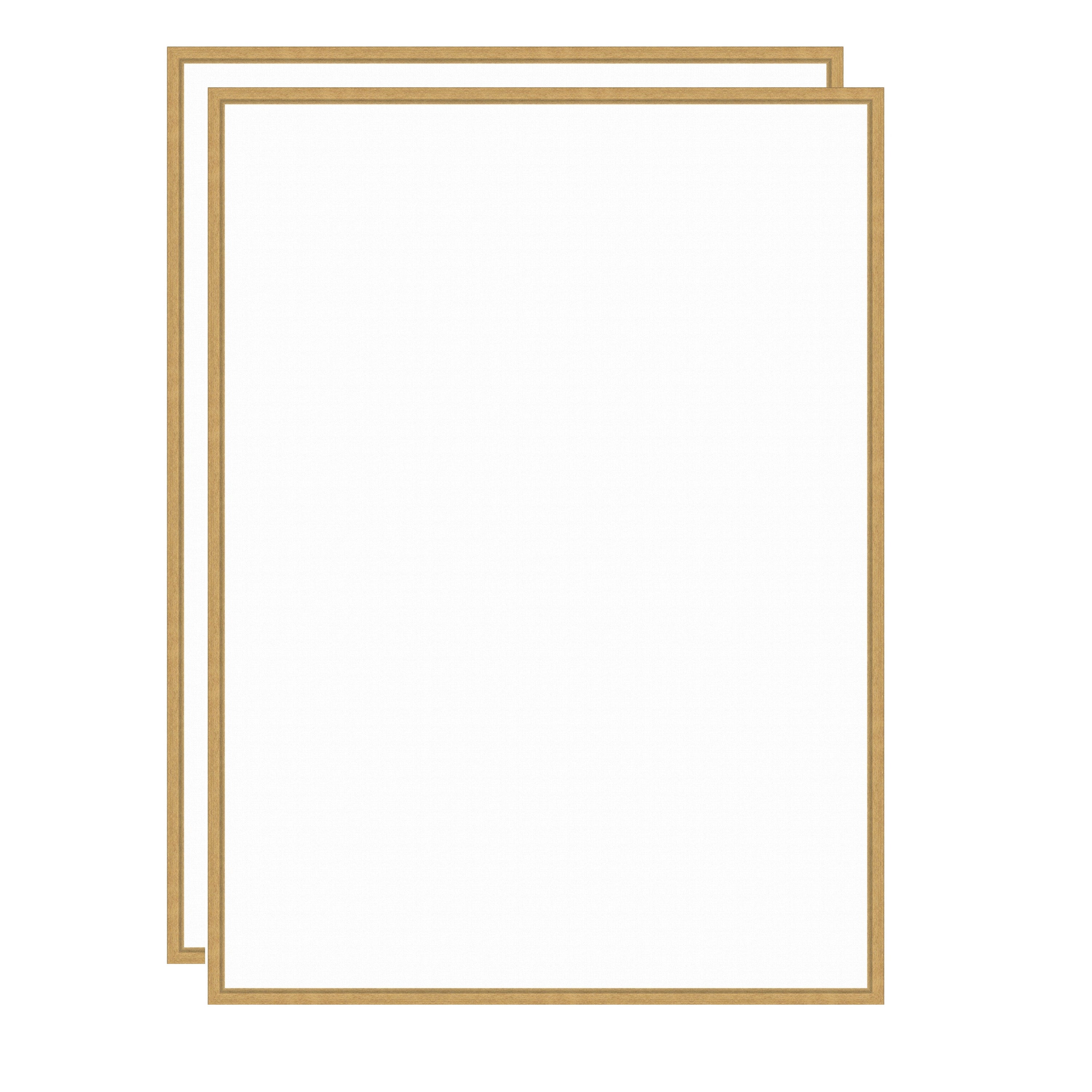 Art Set 2 Piece Set 28x38 Sylvie Bright Gold 1