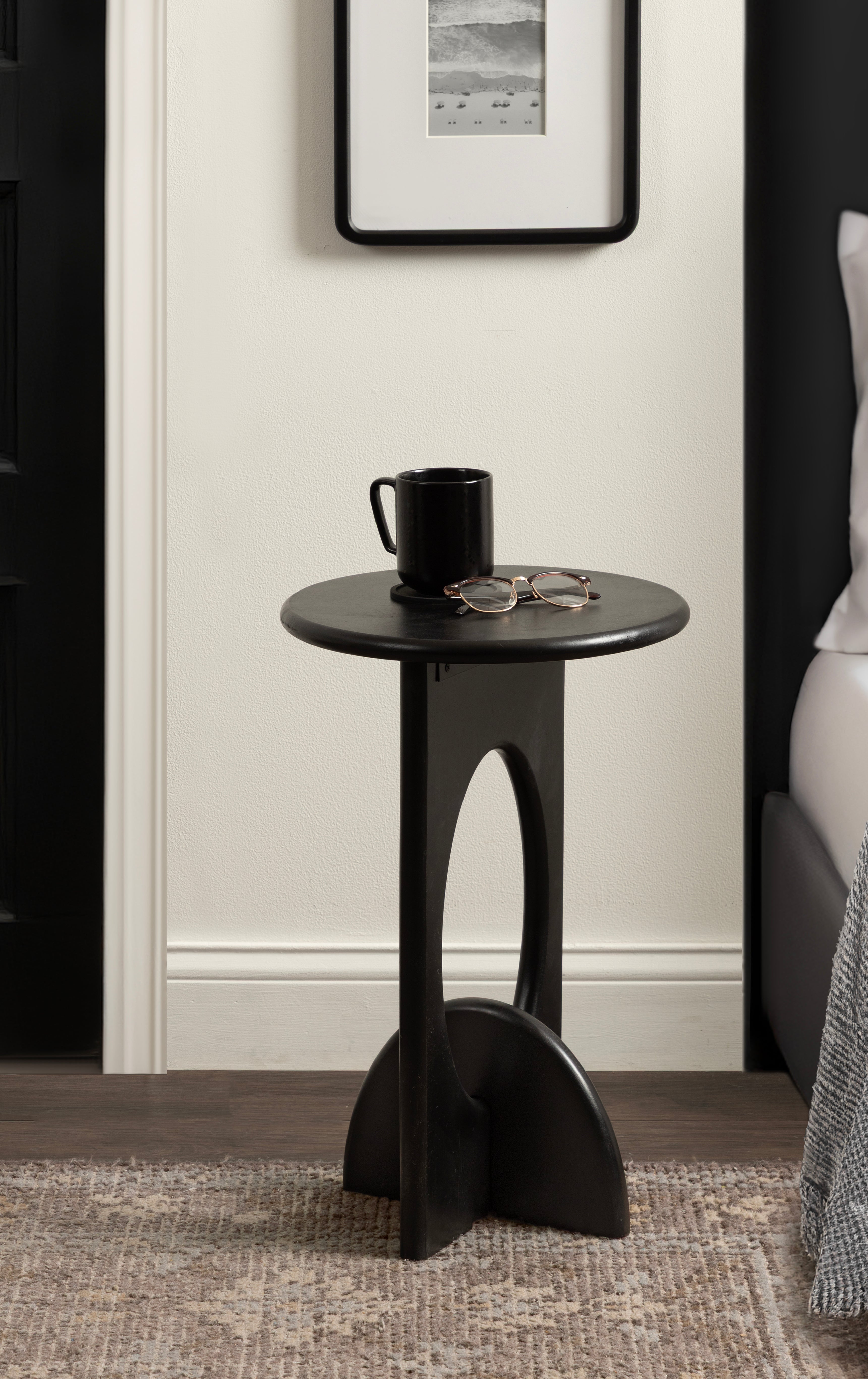 Side Table 14x14x22 Black 8