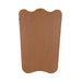 Irregular Mirror Walnut Brown 24x36 4