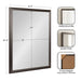 Rectangle Mirror Pewter 20x26 2