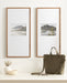 Wall Frame Brown 14x30 matted to 8x10 7