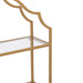 Accent Shelf Gold 18x6x24 3
