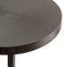 Drink Table Pewter 14x14x30 3