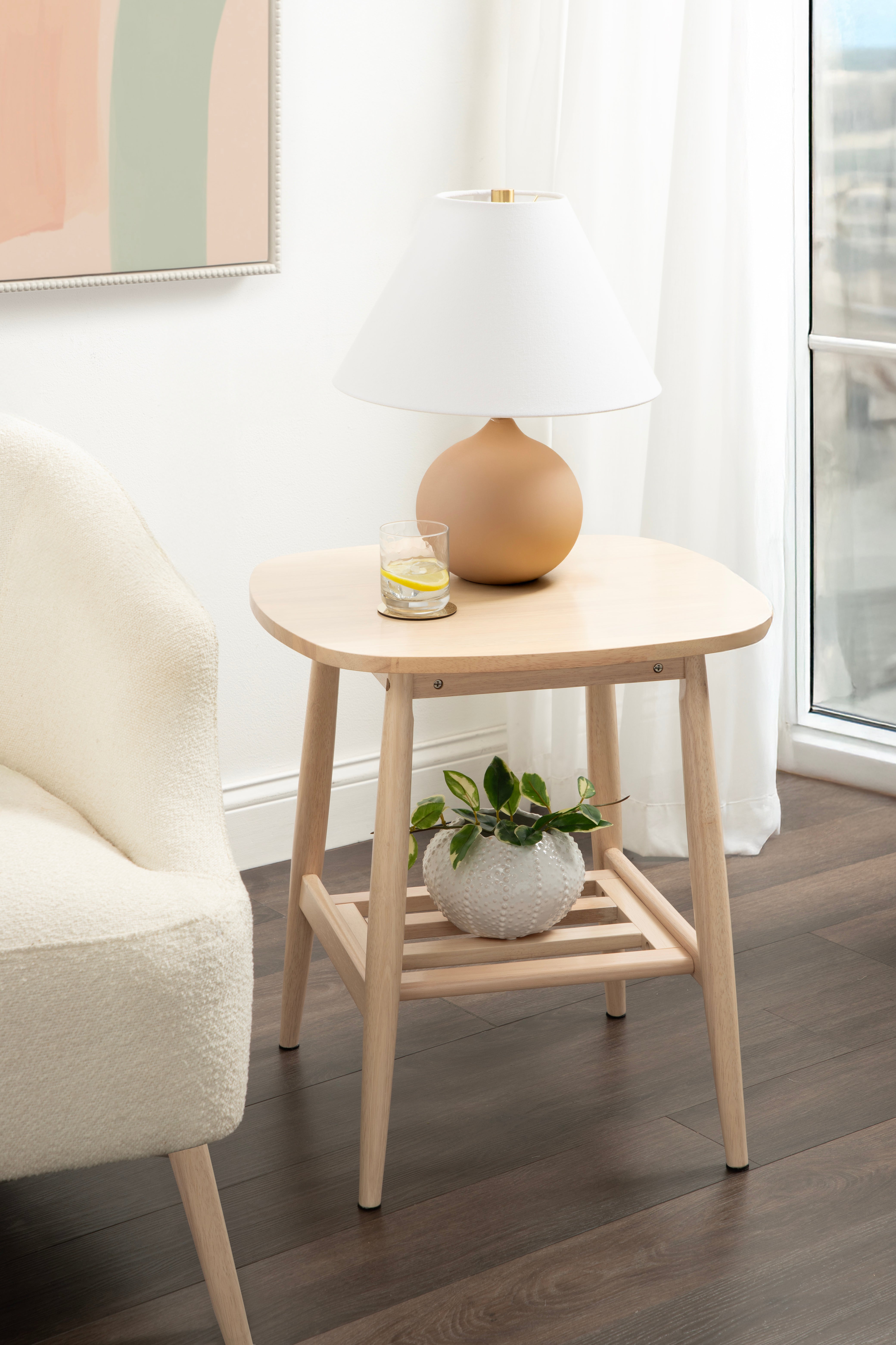 Nilas Wood Side Table