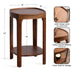 Side Table Walnut Brown 16x16x24 2