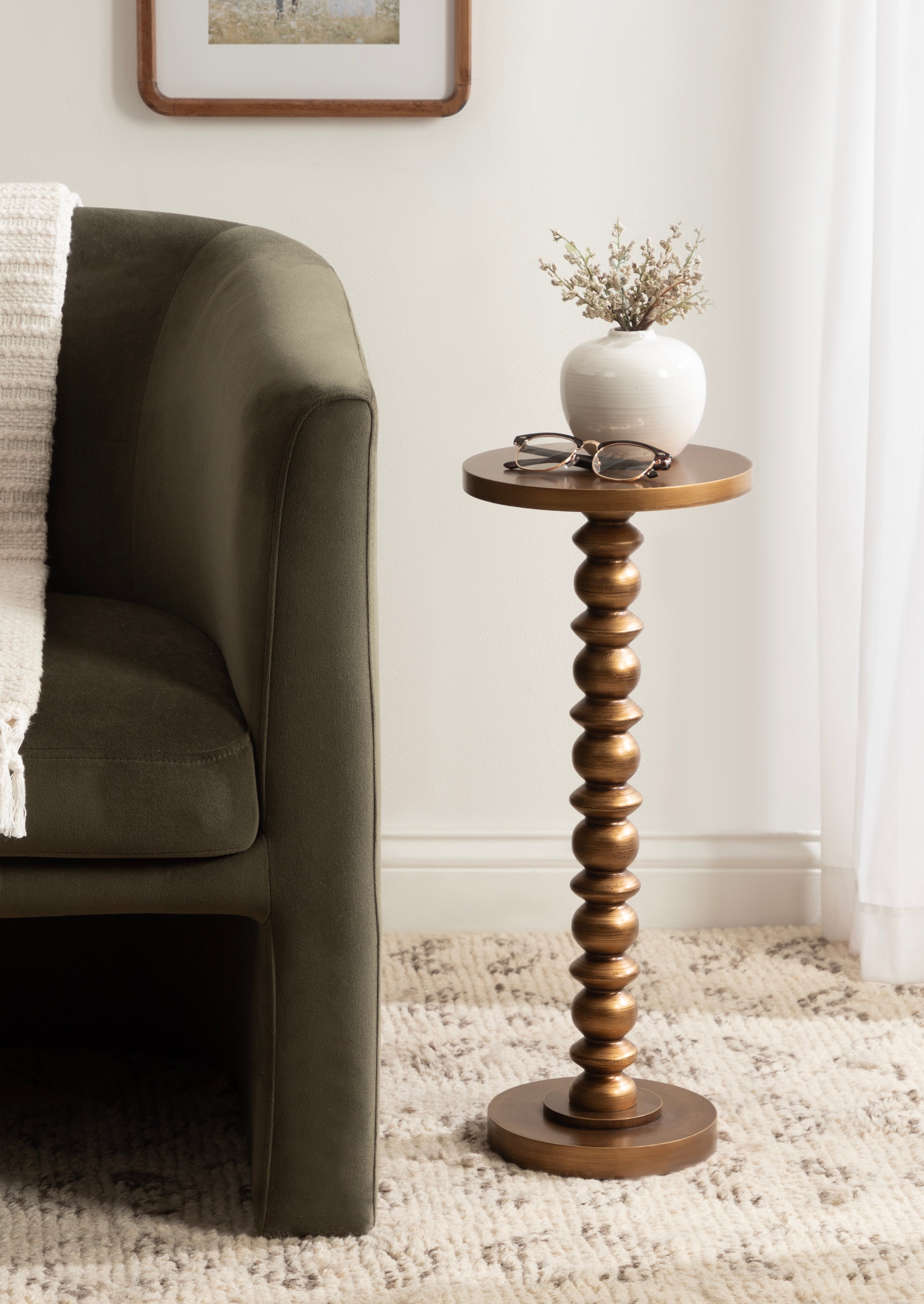 Drink Table Gold 10x10x23 7