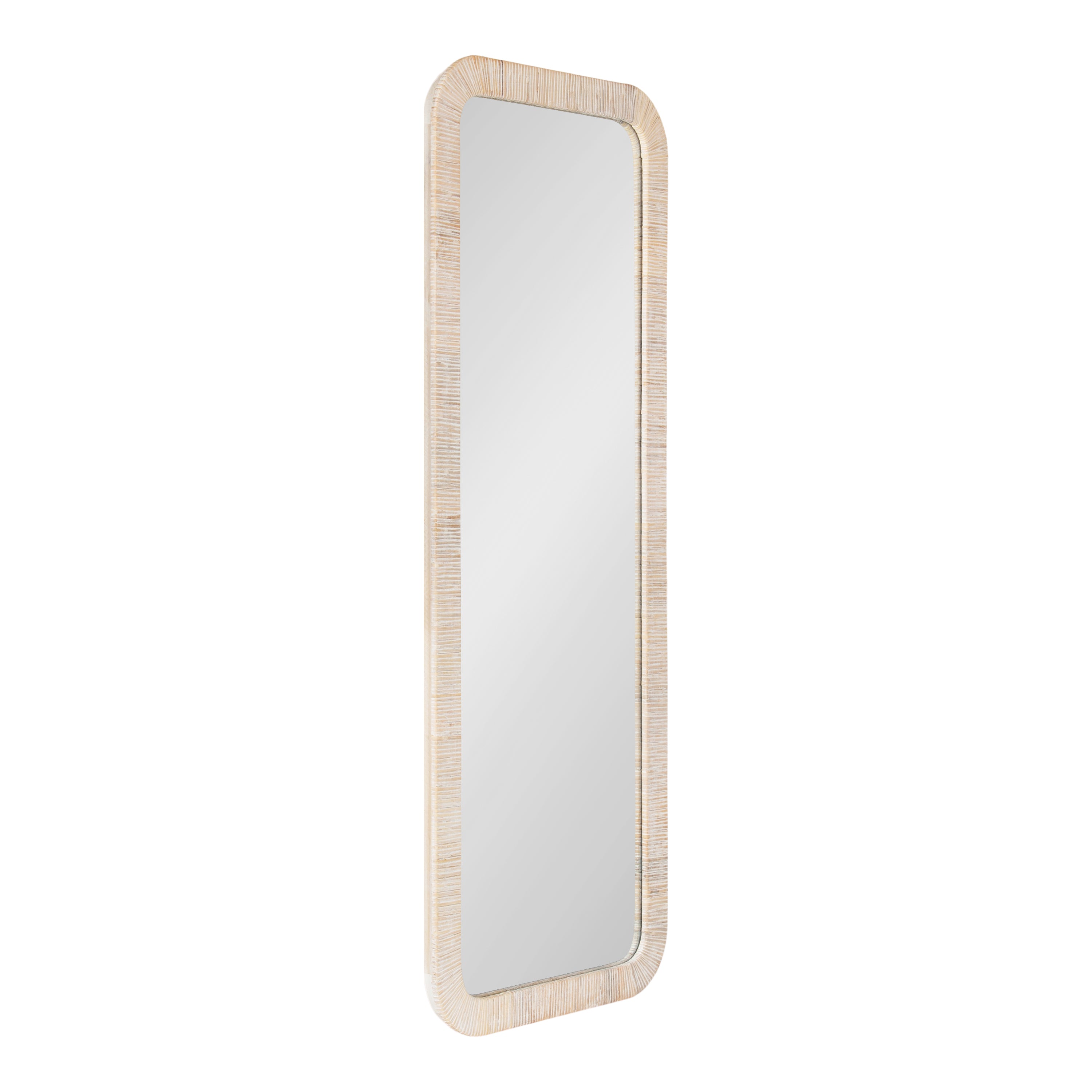 Full Length Mirror 18x48 White 1