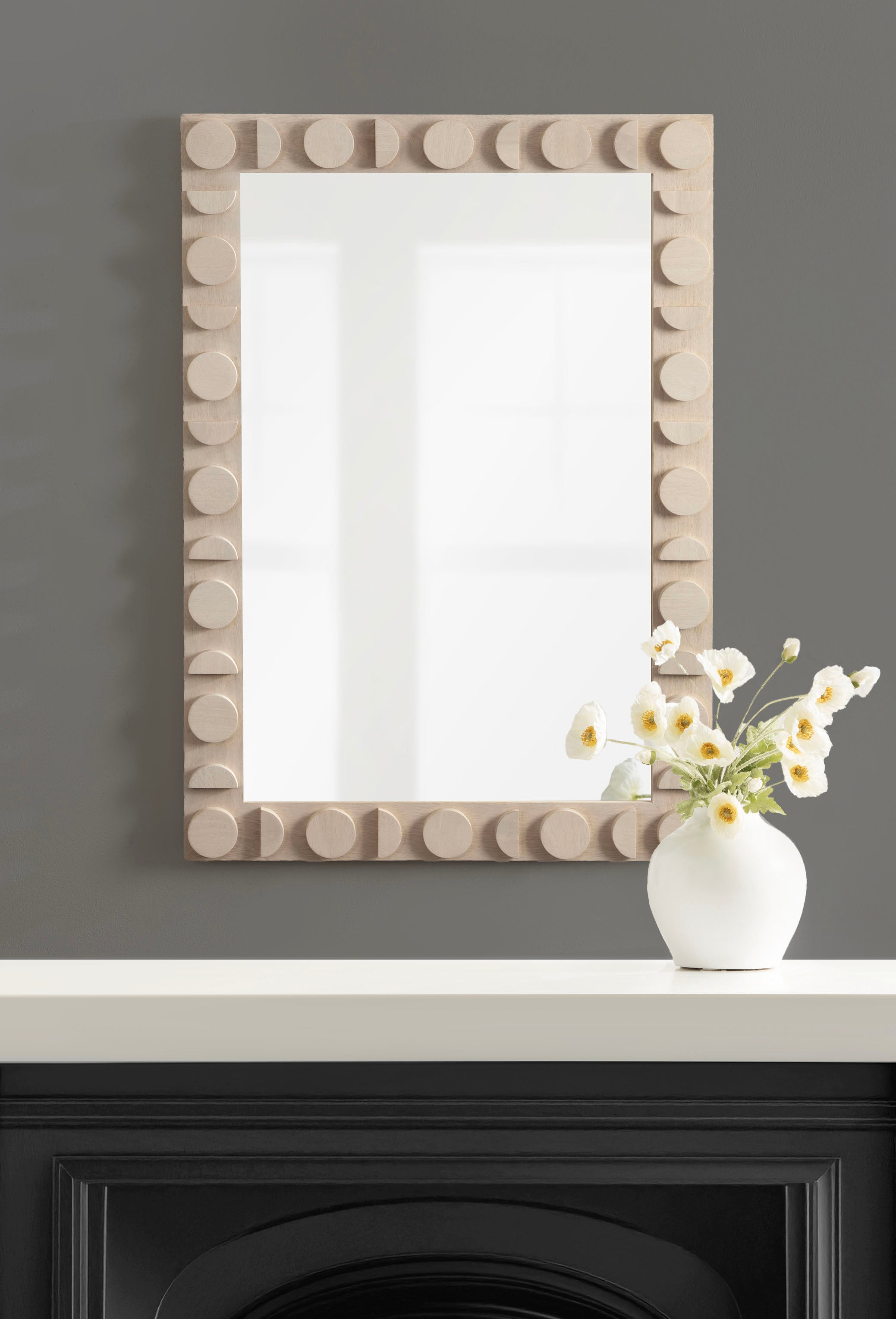 Lunara Wood Rectangle Mirror