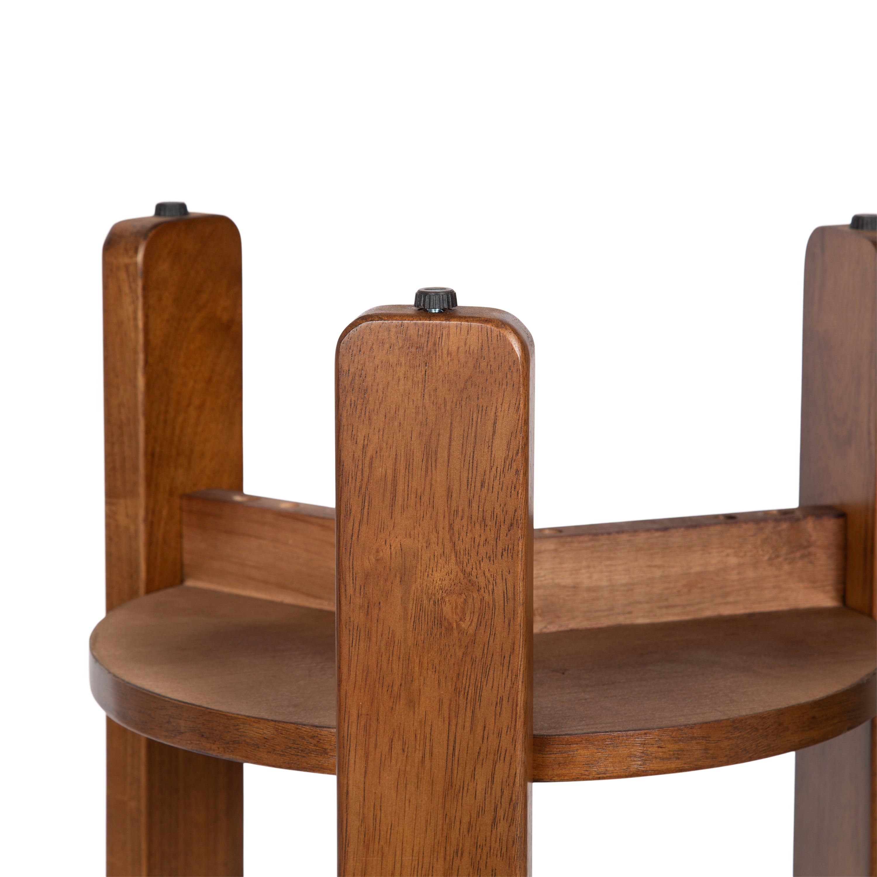 Side Table Walnut Brown 16x16x23 6