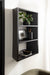 Accent Shelf Black 20x6x26 6