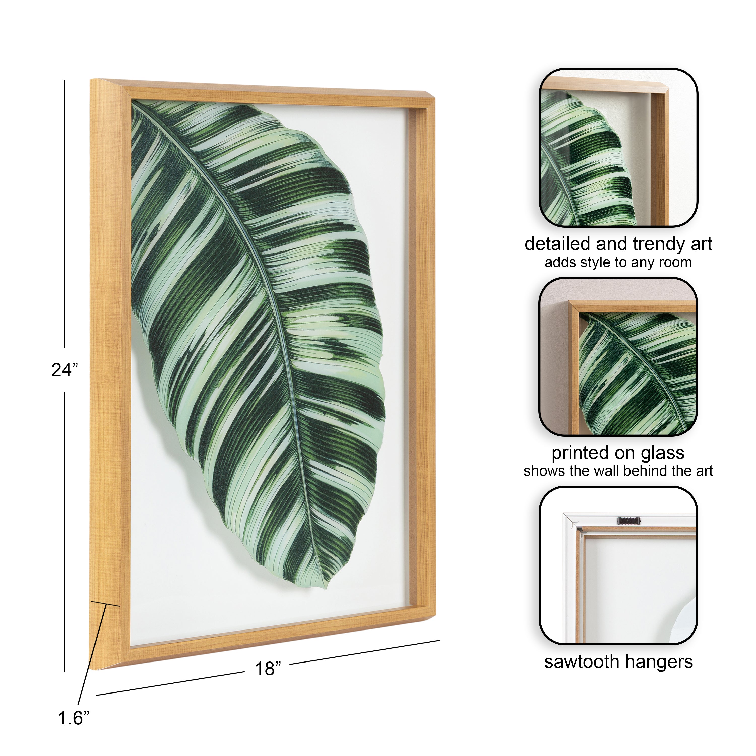 Framed Printed Art 18x24 Blake Natural 2