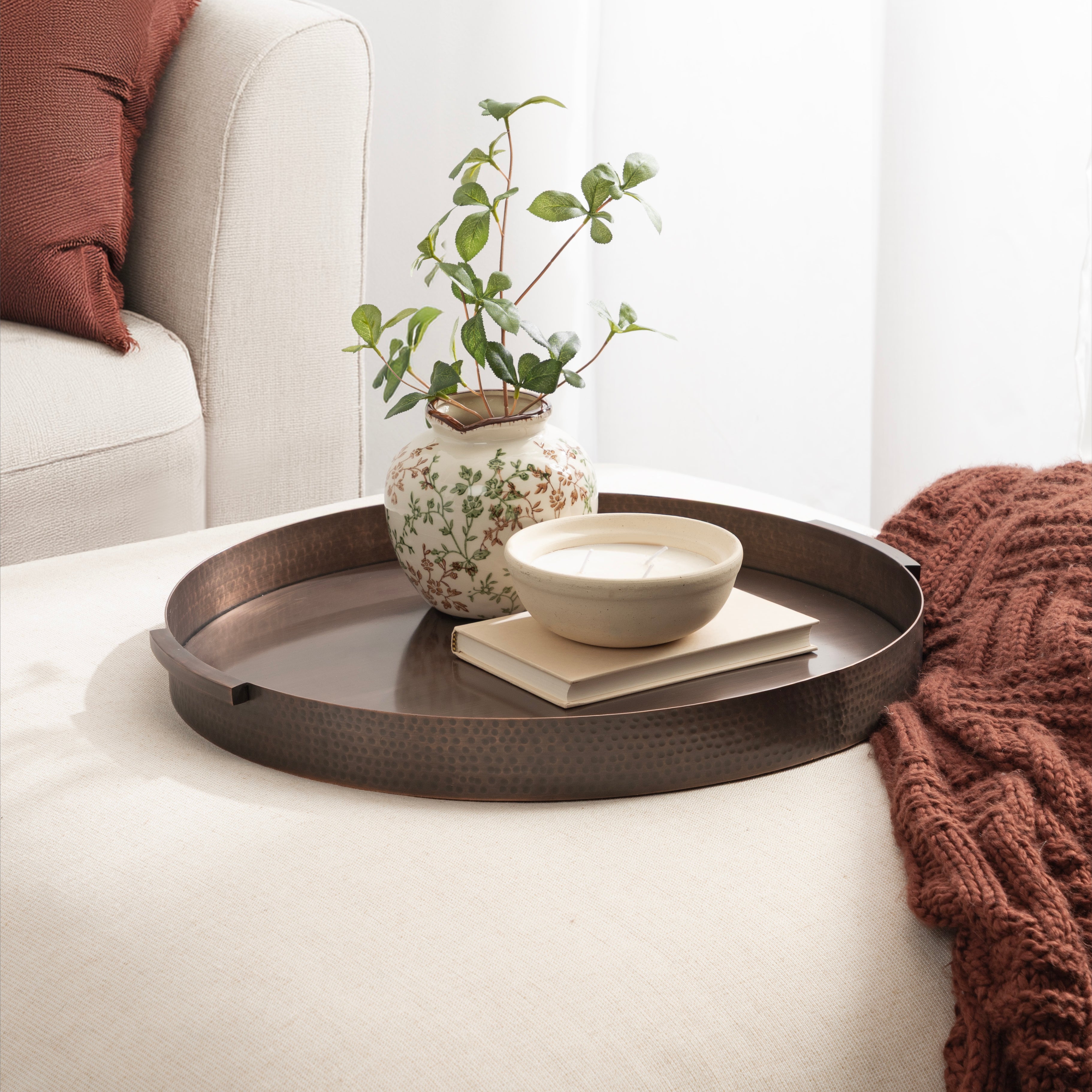 Single Tray 21" Diameter Bronze 6