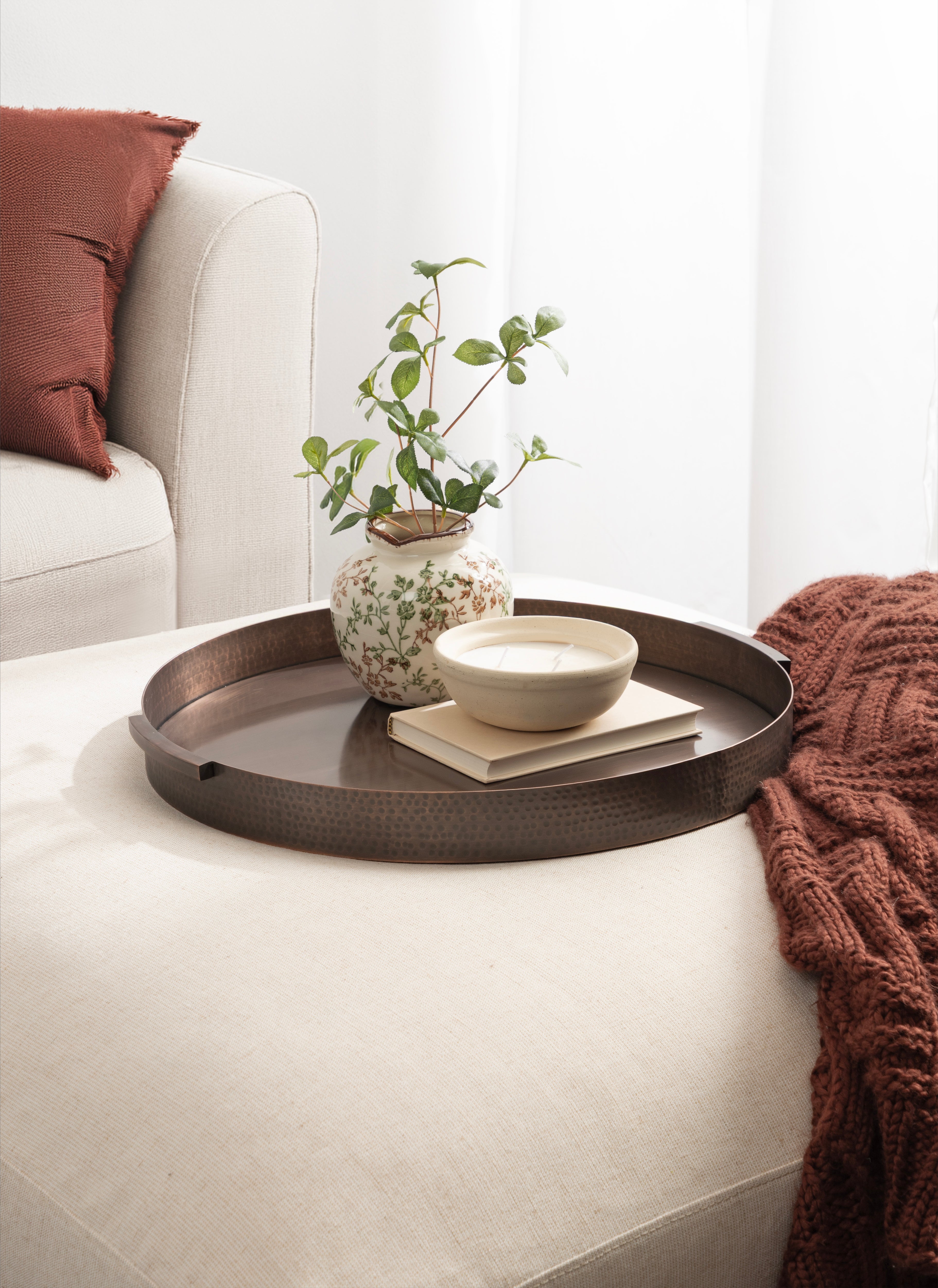 Single Tray 21" Diameter Bronze 6