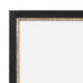 Wall Frame Black Gold 16x20 matted to 8x10 3