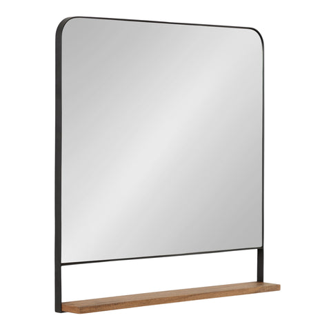 Chadwin Square Wall Mirror with Shelf