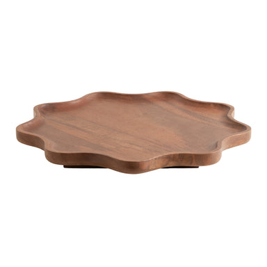 Lazy Susan Walnut Brown 18" Diameter 1