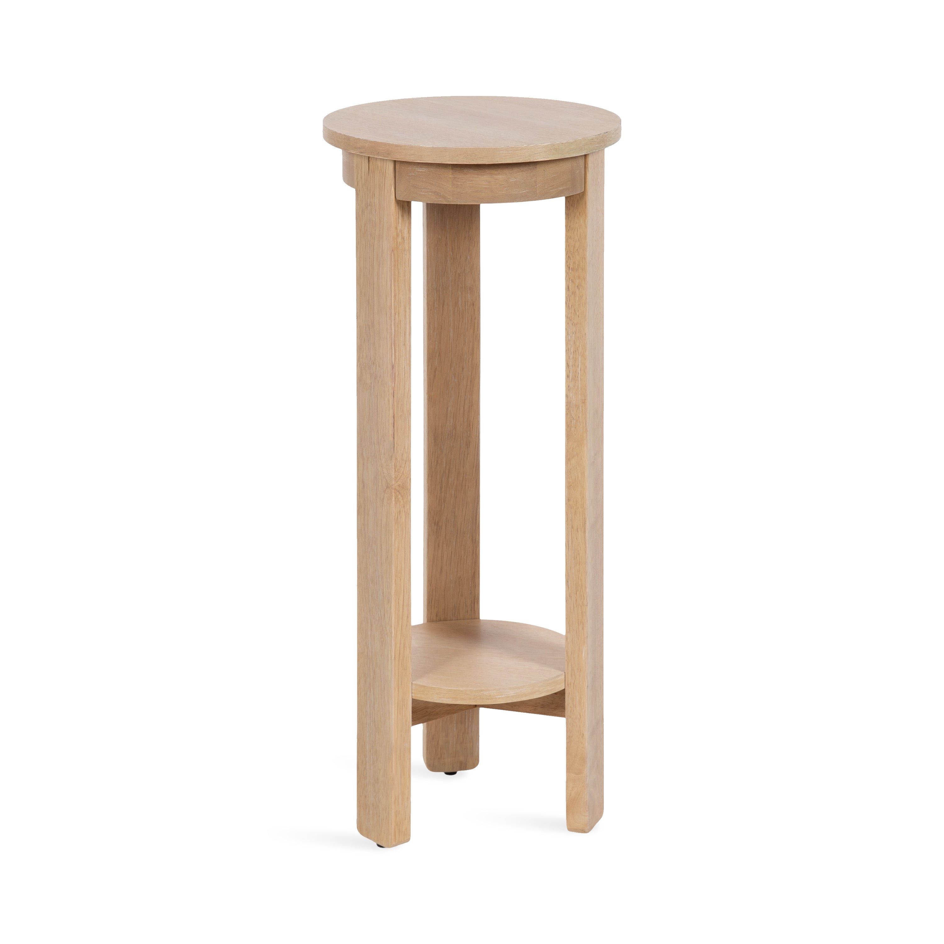 Side Table Natural Beige 12x12x30 5