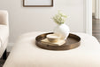 Single Tray 21" Diameter Gold 7