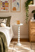 Drink Table White 9x9x22 6