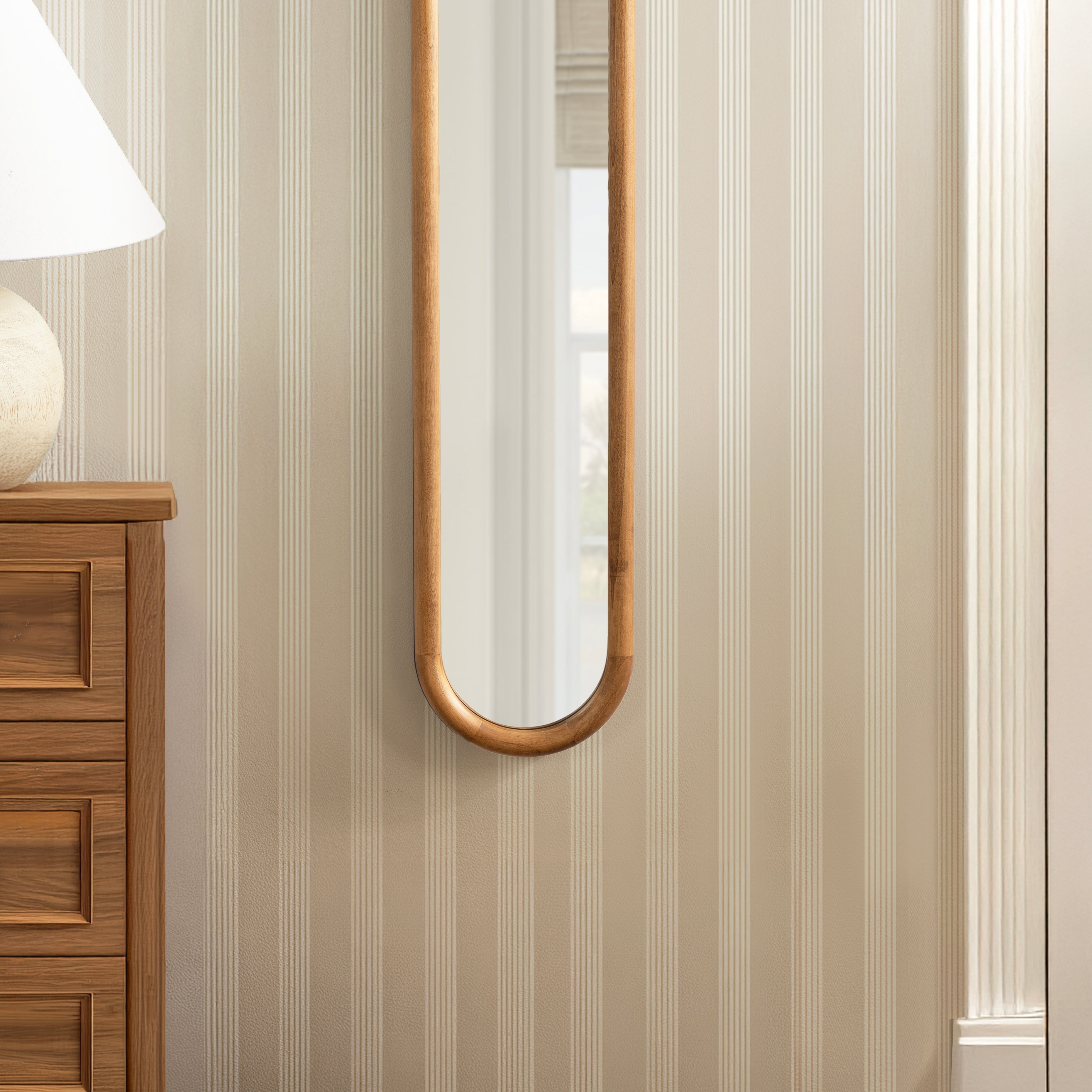 Capsule Mirror 9x36 Rustic Brown 7