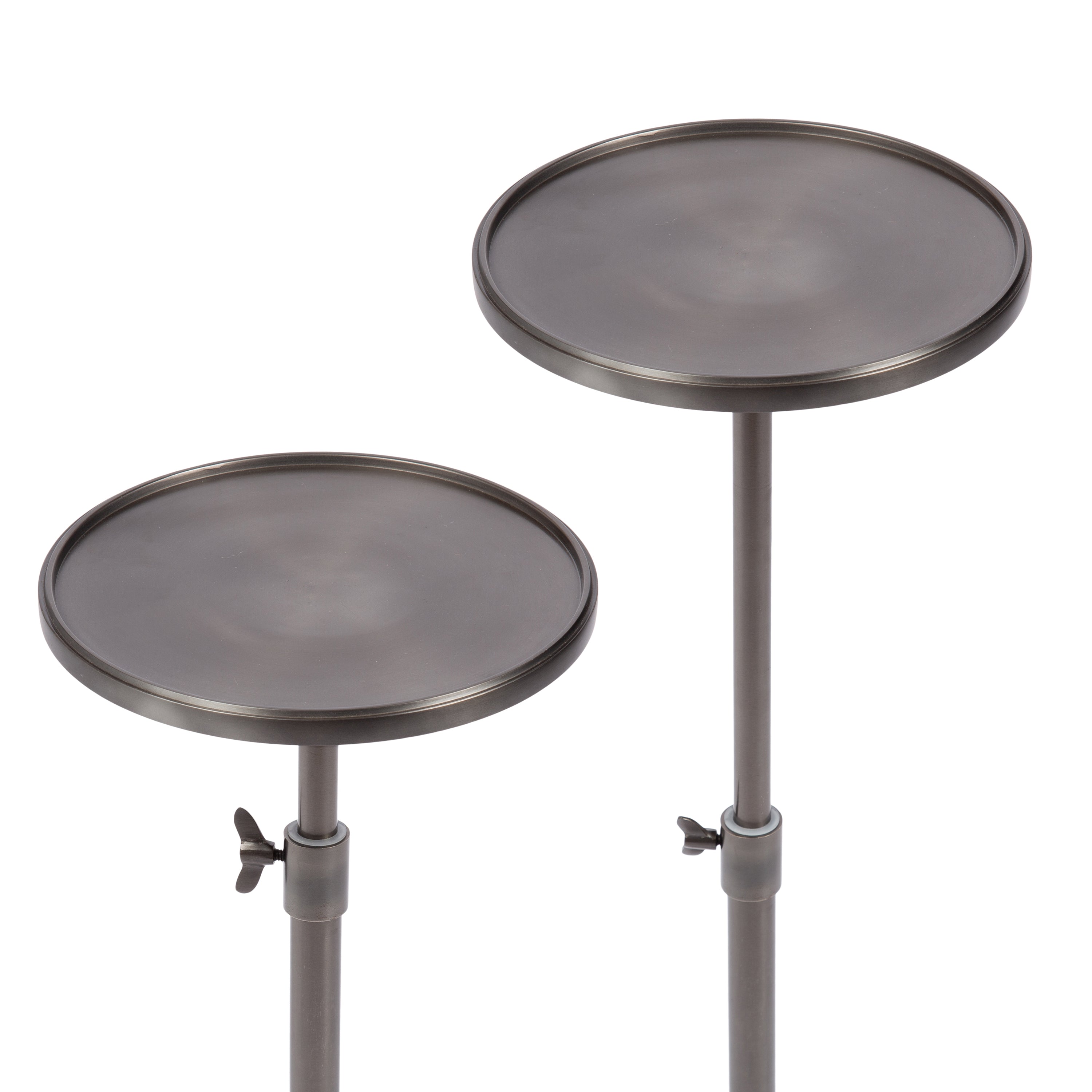 Drink Table Pewter 10x10x30 5