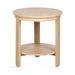 Side Table Natural Beige 22x22x24 5