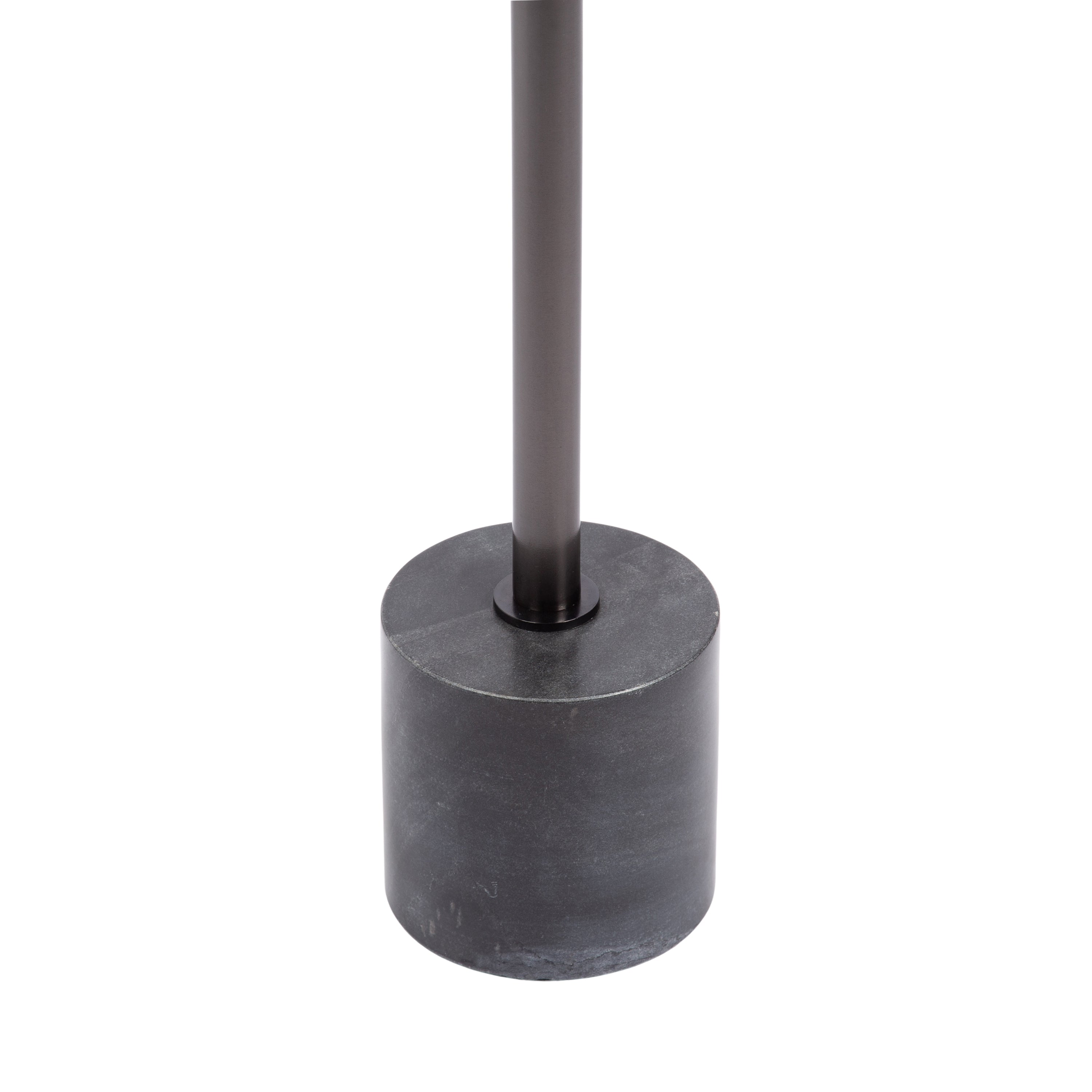 Drink Table Pewter Black 10x10x24 5