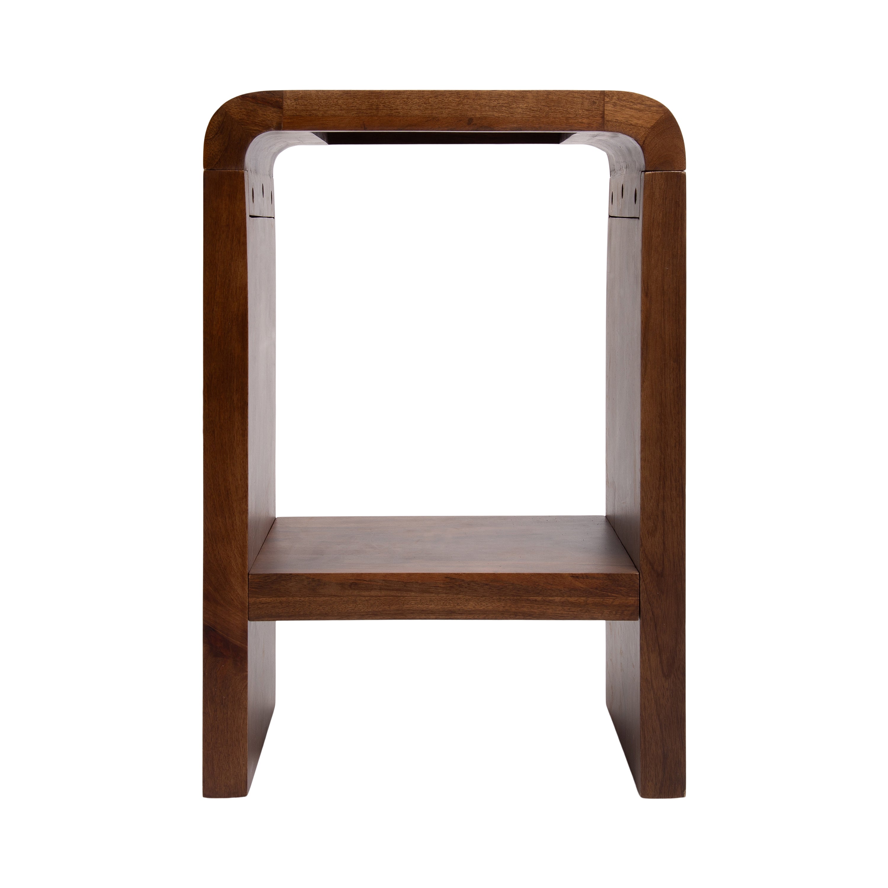 Side Table Walnut Brown 16x12x24 5