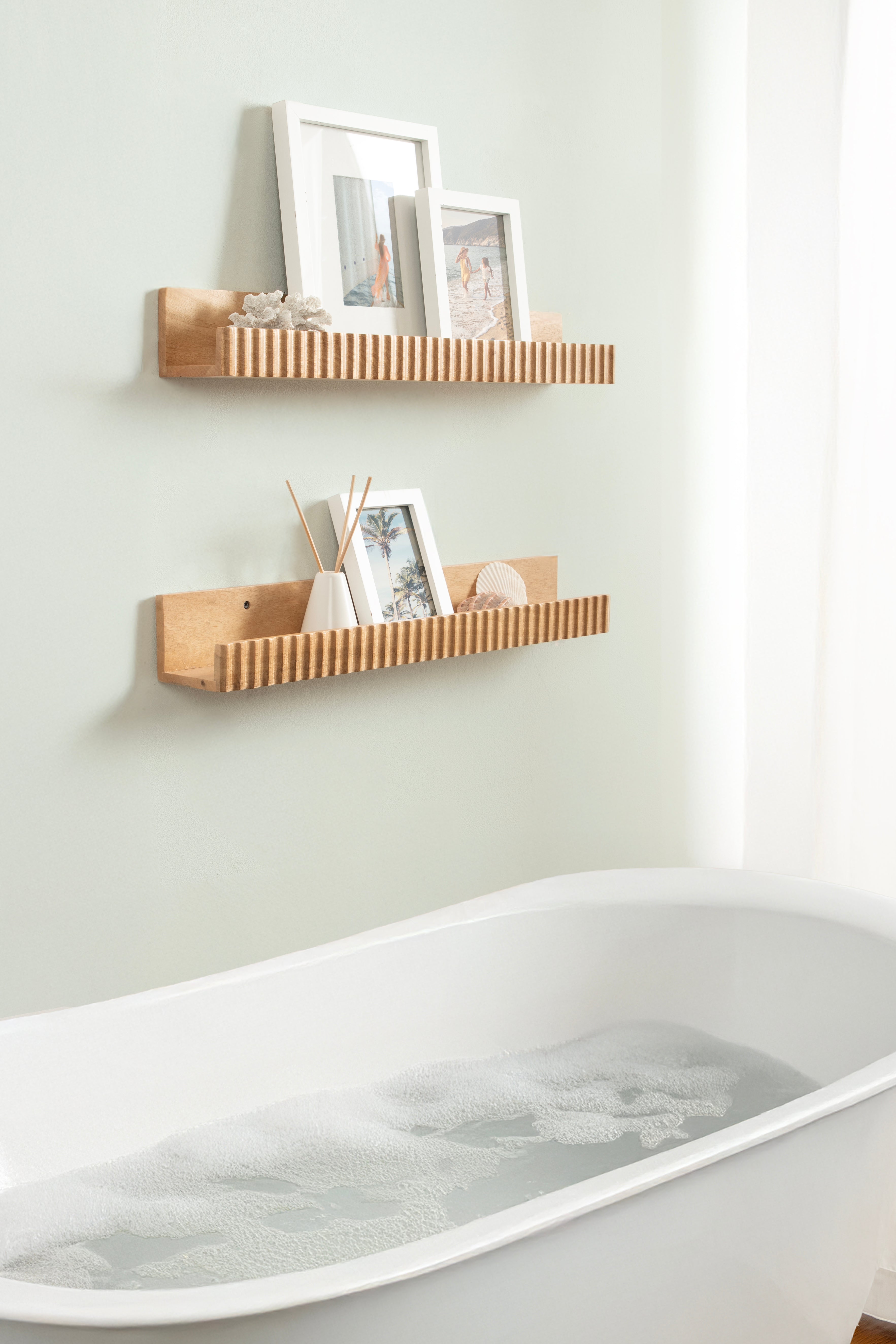Floating Shelf Natural Biscuit 2 Piece 24 Inch 6