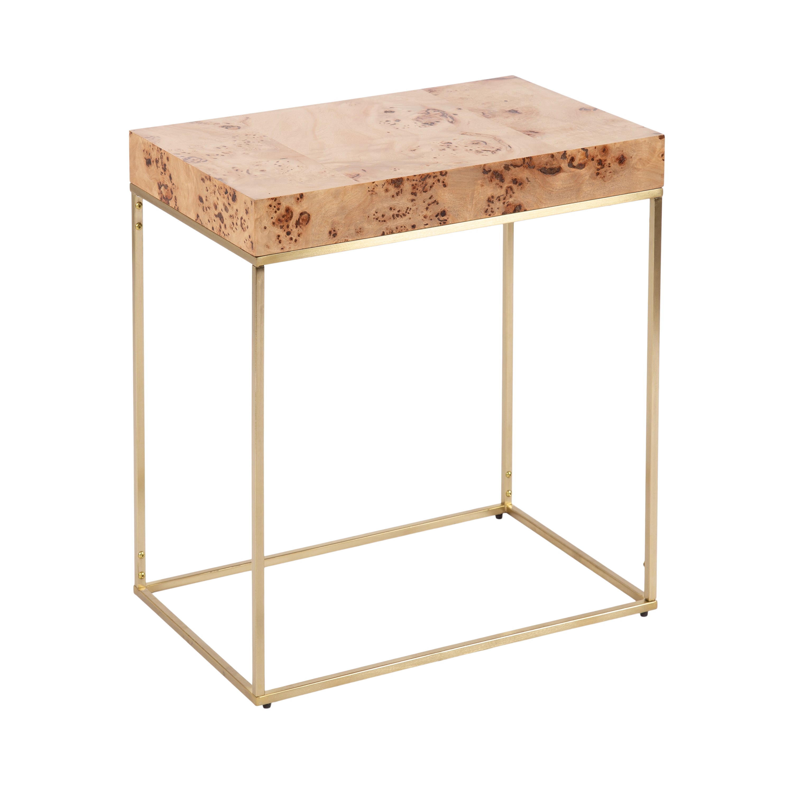 Side Table Gold 22x14x24 1
