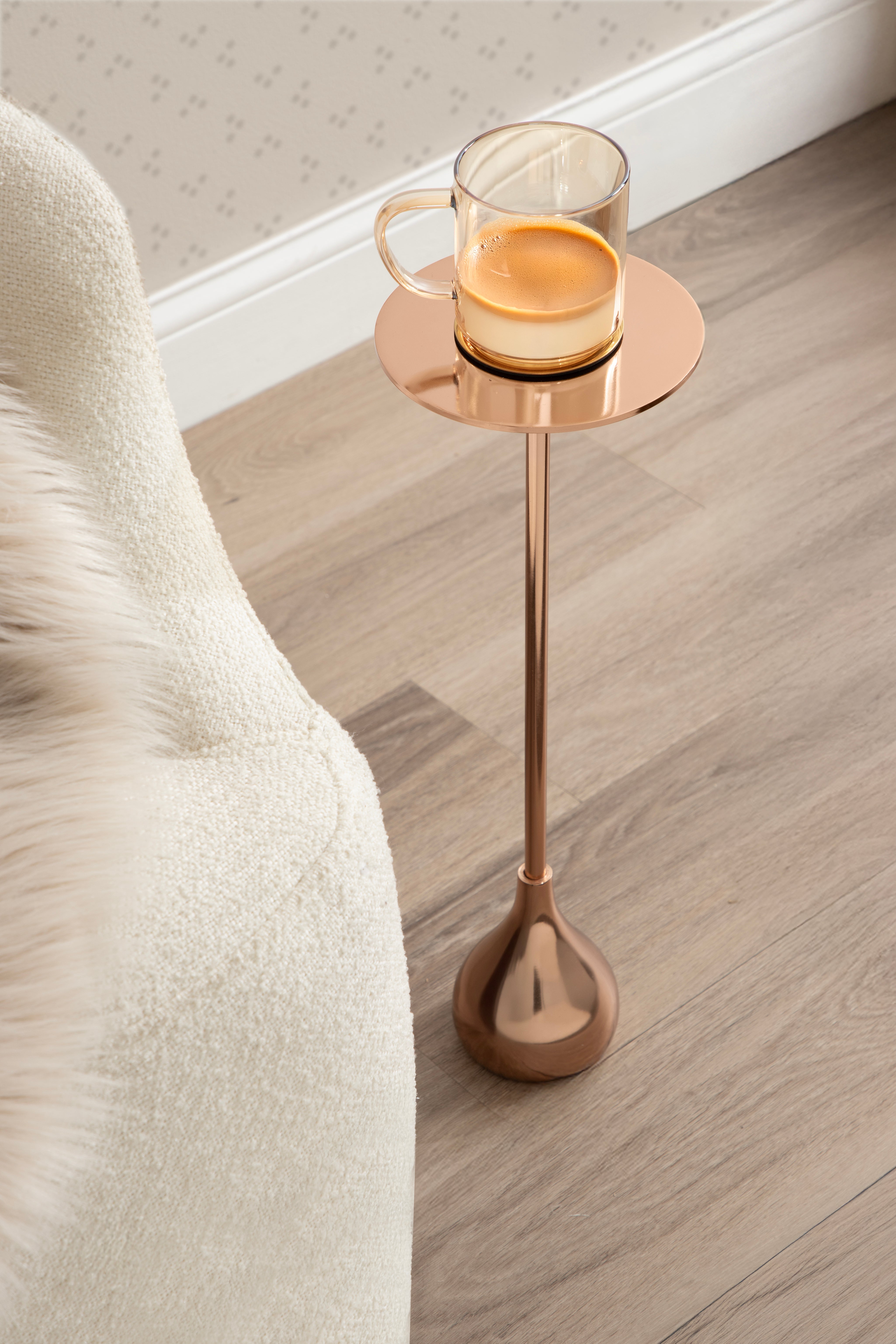 Drink Table Pink 7x7x20 6