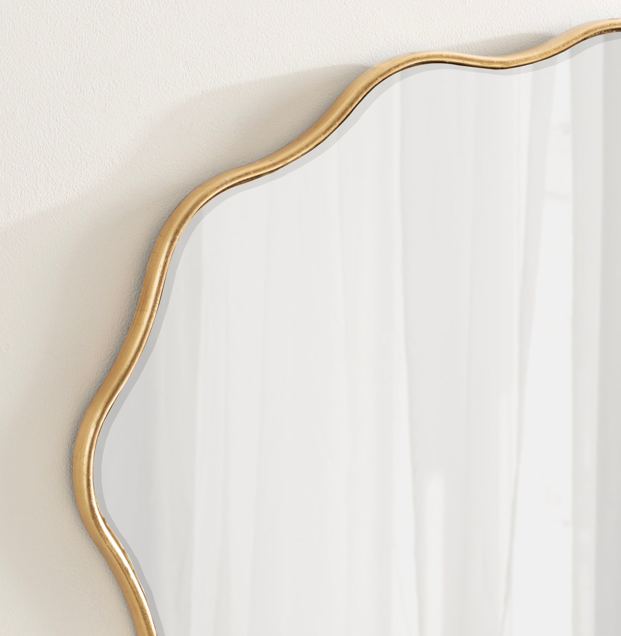 Viona Oval Scalloped Mirror