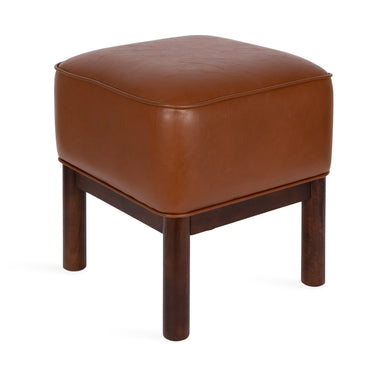 Standard Ottoman Dark Brown 16x16x18 1