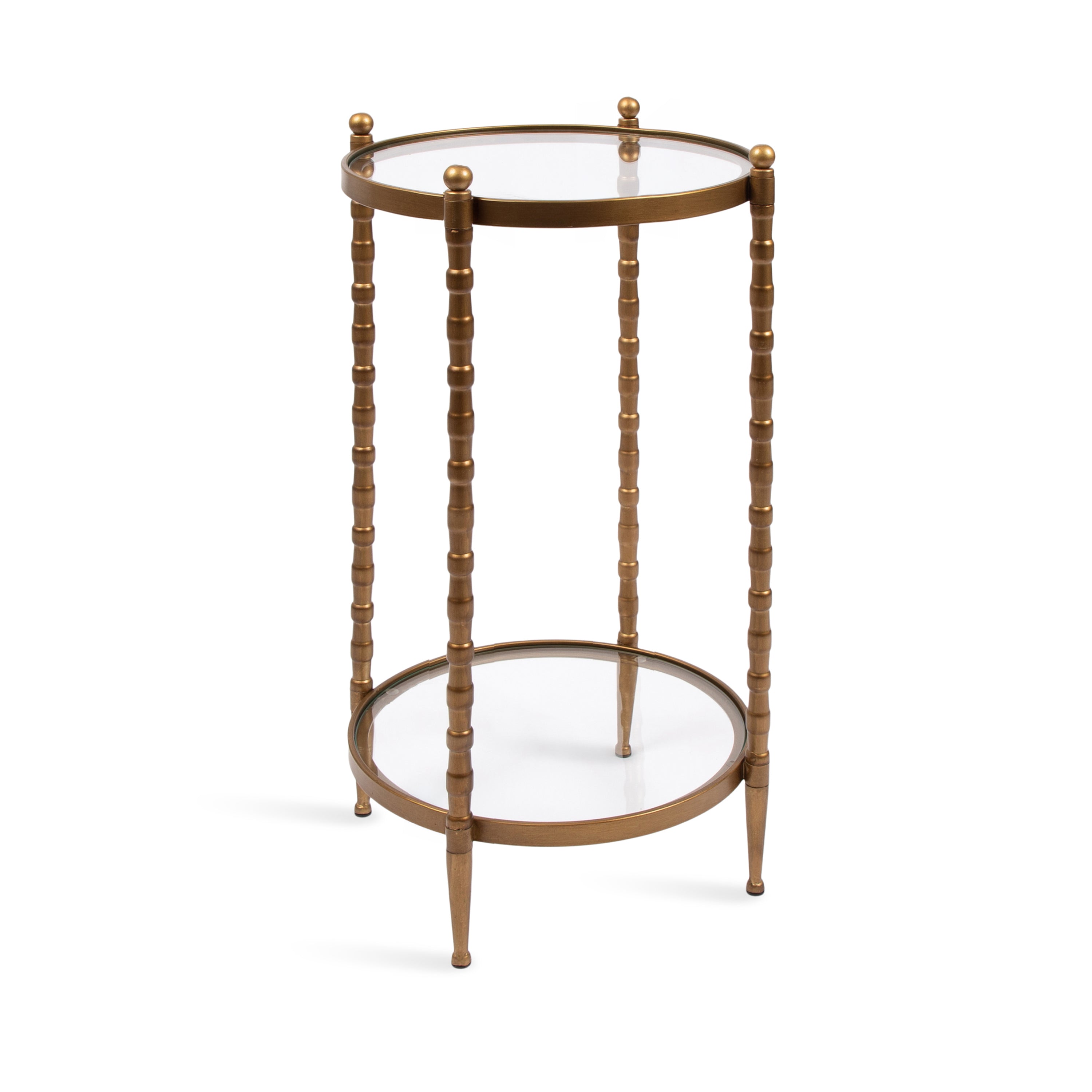 Side Table 14x14x25 Gold 1