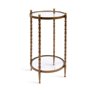 Side Table 14x14x25 Gold 1