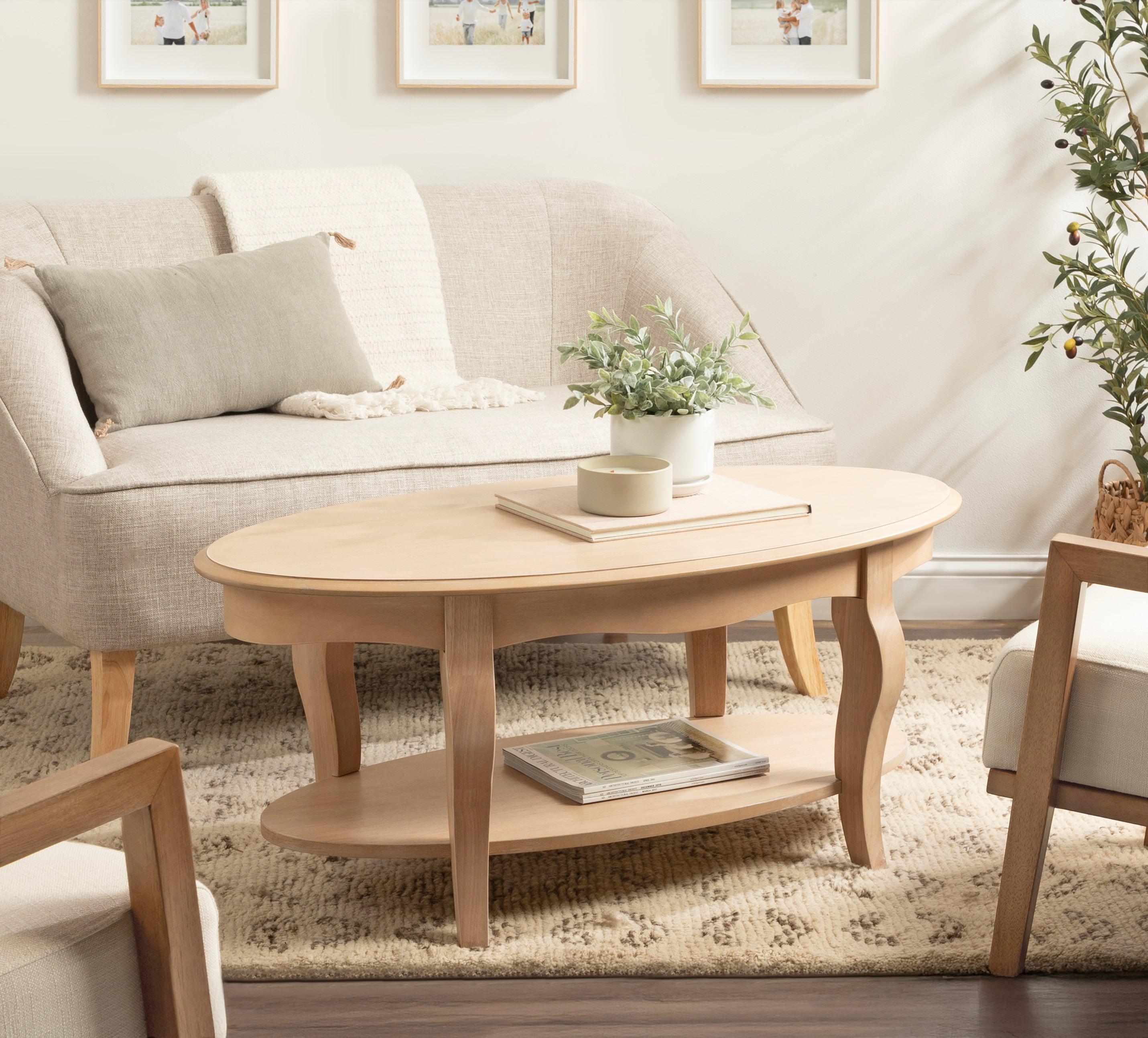 Sutherlin Wood Coffee Table