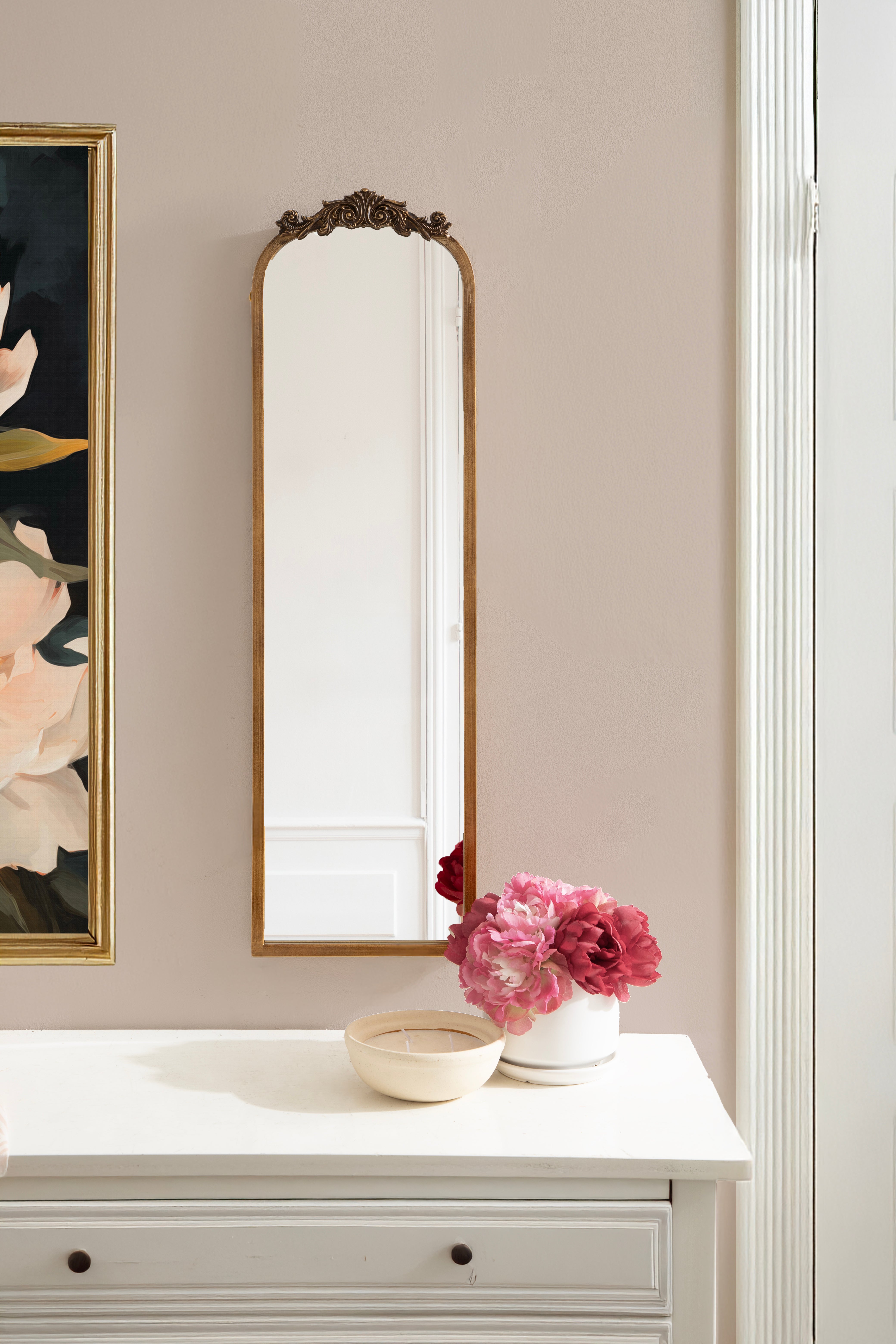 Arch Mirror 9x32 Gold 6