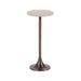 Drink Table Beige Bronze 10x10x22 1