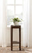 Side Table Dark Brown 12x12x28 7