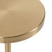 Drink Table White Gold 10x10x24 3