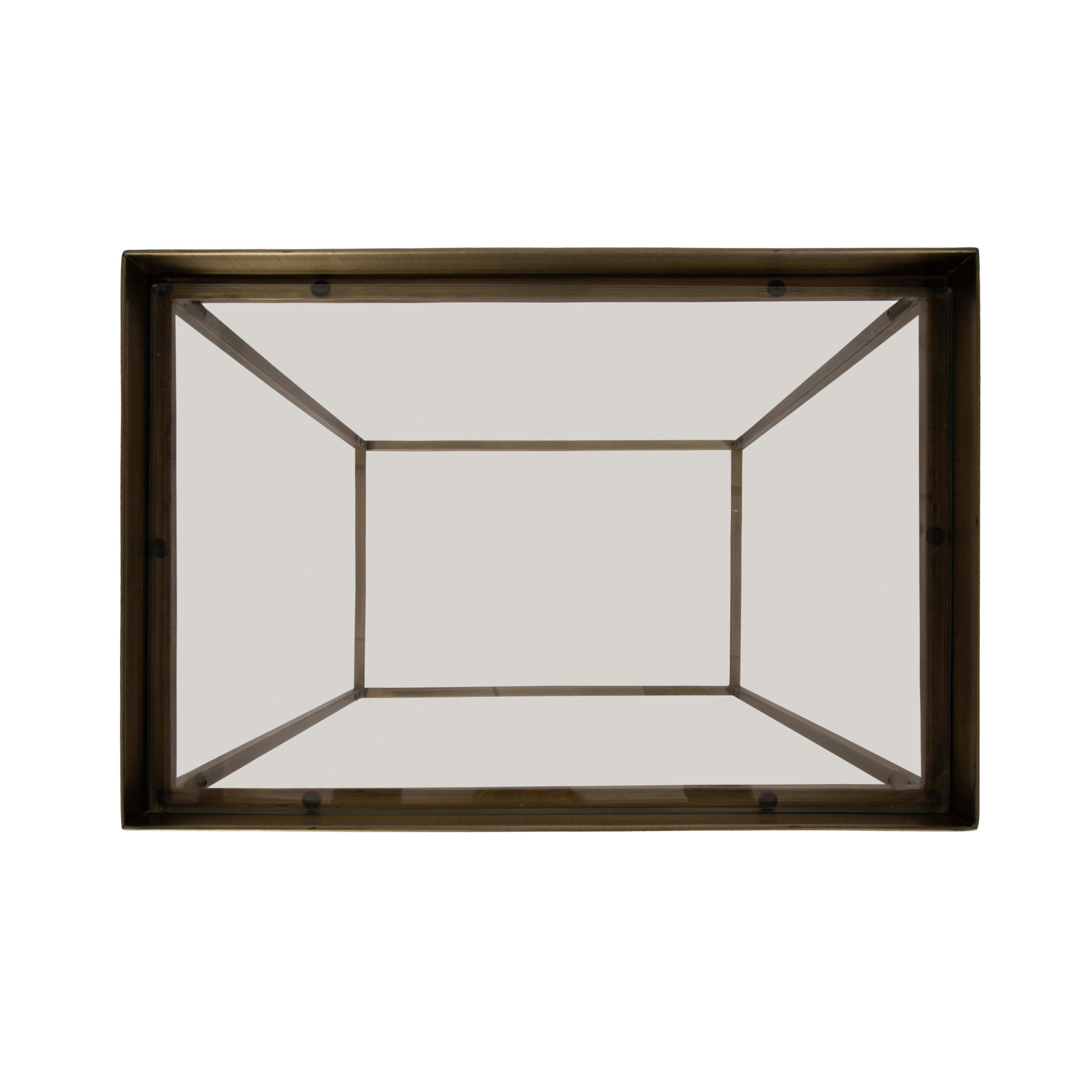Side Table Gold 18x12x24 4