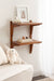 Accent Shelf Walnut Brown 18x12x24 6